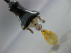 ANTIQUE LARGE 9.15CT OLD MINE DIAMOND & MULTI GEM 14K 2TONE GOLD FLOWER EARRINGS