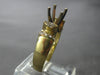 ESTATE .40CT DIAMOND 14K YELLOW GOLD ROUND & MARQUISE SEMI MOUNT ENGAGEMENT RING