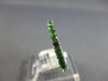 1.08CT DIAMOND & AAA GREEN GARNET 14KT WHITE GOLD SHARED PRONG ANNIVERSARY RING