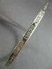 ANTIQUE 1.10CT ROUND CUT DIAMOND 18KT WHITE GOLD FILIGREE BANGLE BRACELET #19087