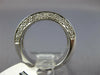 ESTATE WIDE 2.0CT DIAMOND 14KT WHITE GOLD ROUND & PRINCESS CUT ANNIVERSARY RING