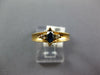 .42CT DIAMOND & AAA SAPPHIRE 14KT YELLOW GOLD 3D MARQUISE STAR FRIENDSHIP RING