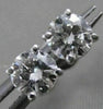 ESTATE .85CTW DIAMOND 5MM STUD 14KT WHITE GOLD SCREWBACK EARRINGS FG VSSI #21269