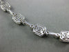 WIDE 5.5CT DIAMOND 18K WHITE GOLD ROUND & BAGUETTE SEMI ETERNITY TENNIS NECKLACE