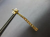 ESTATE LARGE 1.6CT DIAMOND 14KT YELLOW GOLD ROUND JOURNEY FLEXIBLE BAR HANGING EARRINGS