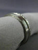 ESTATE 14KT WHITE GOLD 3D FILIGREE MILGRAIN WEDDING ANNIVERSARY LOVE RING #1059