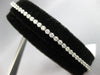 1.20CT DIAMOND 14KT WHITE GOLD 3D ROUND 2.5MM HEXAGON ADJUSTABLE TENNIS BRACELET