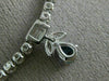ANTIQUE 8.32CT DIAMOND & AAA SAPPHIRE 18KT WHITE GOLD MULTI DROP NECKLACE #385