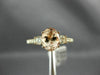 ESTATE 1.45CT DIAMOND & AAA MORGANITE 14KT ROSE GOLD 3D CLASSIC ENGAGEMENT RING