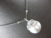 EXTRA LARGE .44CT DIAMOND & AAA SOUTH SEA PEARL 18K WHITE GOLD INFINITY NECKLACE