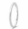 ESTATE 14KT WHITE GOLD 3D CLASSIC DIAMOND CUT MATTE WEDDING ANNIVERSARY RING