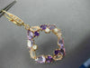 8.60CT DIAMOND & AAA AMETHYST PINK QUARTZ 14KT ROSE GOLD ETOILE HANGING EARRINGS