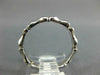 ANTIQUE .60CT DIAMOND 14K WHITE GOLD 3D MARQUISE ETERNITY ANNIVERSARY RING #1209