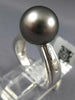 .04CT DIAMOND & AAA TAHITIAN PEARL 14KT WHITE GOLD 3D ETOILE CLASSIC LOVE RING