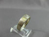 ESTATE .17CT DIAMOND 18KT WHITE & YELLOW GOLD MATTE SINGLE STONE MENS RING #9336