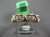 1.04CT DIAMOND 18KT WHITE & ROSE GOLD 3D MULTI X ETERNITY ANNIVERSARY LOVE RING
