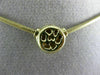 ESTATE .07CT DIAMOND 14KT YELLOW GOLD SOLITAIRE BEZEL FLOATING PENDANT #6973