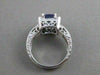 ESTATE 2.16CT DIAMOND TANZANITE 18K GOLD FILIGREE COCKTAIL ENGAGEMENT RING 21514