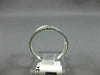 ESTATE LARGE .34CT DIAMOND 18KT WHITE GOLD 3D HANDCRAFTED DOUBLE ROW LOVE RING