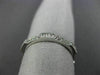 ANTIQUE .48CT DIAMOND 18K WHITE GOLD 3D FILIGREE WEDDING ANNIVERSARY RING #18635