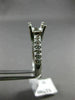 ESTATE .35CT DIAMOND PLATINUM 3D CLASSIC ROUND SEMI MOUNT ENGAGEMENT RING #2077