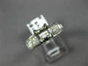 .92CT DIAMOND 14KT WHITE GOLD PRINCESS LUCIDA SEMI MOUNT ENGAGEMENT RING #23799