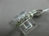 ESTATE .64CT DIAMOND 14KT WHITE GOLD ETOILE SEMI ETERNITY ANNIVERSARY RING #1224