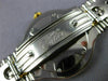 ESTATE CARTIER .10CT SAPPHIRE 18K GOLD & STAINLESS STEEL 3D LADIES WATCH #26488