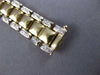 LARGE 2.5CT DIAMOND 14KT 2 TONE GOLD CIRCULAR A QUARTZ SWISS WOMENS WATCH #27368