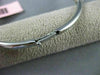 ESTATE .70CT DIAMOND 14KT WHITE GOLD 3D MOVABLE CIRCLE OF LIFE BANGLE BRACELET