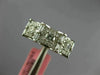 WIDE .95CT DIAMOND 18KT WHITE GOLD ROUND & BAGUETTE SQUARE HALO ANNIVERSARY RING