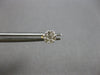 ESTATE SMALL .25CT DIAMOND 14K WHITE GOLD CLUSTER INVISIBLE FLOWER STUD EARRINGS