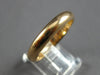 ESTATE 18K ROSE GOLD 3D CLASSIC SOLID 4MM MEN'S WEDDDING ANNIVERSARY RING #27848