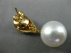 LARGE 1.46CT DIAMOND & PINK SAPPHIRE SOUTH SEA PEARL 14K WHITE GOLD 3D EARRINGS