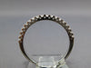 .33CT DIAMOND 18KT WHITE GOLD CLASSIC ROUND SEMI ETERNITY 1.5MM ANNIVERSARY RING