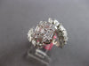 EXTRA LARGE 1.85CT DIAMOND 18KT WHITE GOLD 3D MULTI SHAPE SQUARE ENGAGEMENT RING