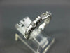 .24CT DIAMOND 14KT WHITE GOLD 3D ETERNITY ETOILE WEDDING ANNIVERSARY RING #2043