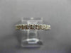 ESTATE .90CT ROUND DIAMOND 14KT WHITE GOLD 3D ETERNITY WEDDING ANNIVERSARY RING