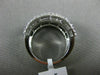 ESTATE WIDE 1CT ROUND & PRINCESS DIAMONDS 14KT WHITE GOLD 3D SEMI ETERNITY RING