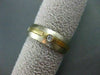 ESTATE WIDE .20CT DIAMOND ETOILE ETERNITY 14KT WHITE & YELLOW GOLD RING #3728