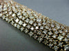 ESTATE EXTRA LARGE 27.25CT PINK DIAMONDS 18K ROSE GOLD MULTI ROW TENNIS BRACELET