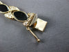 1.08CT DIAMOND & AAA ONYX 14K YELLOW GOLD MARQUISE SHAPE & ROUND BRACELET #27042