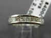 ESTATE 2.10CT PRINCESS CUT DIAMOND 14K WHITE GOLD ETERNITY ANNIVERSARY RING 6542