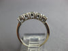 1.0CT DIAMOND 14KT WHITE GOLD 3D ROUND CLASSIC 5 STONE WEDDING ANNIVERSARY RING