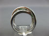 LARGE 2.01CT DIAMOND & AAA EMERALD 14K WHITE GOLD CRISS CROSS INFINITY LOVE RING