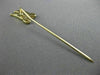 ESTATE 14KT YELLOW GOLD 3D HANDCRAFTED "M" INITIAL CLASSIC LAPEL PIN #26158
