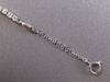 ESTATE .98CT DIAMOND 14KT WHITE GOLD 3D CLASSIC ADJUSTABLE TENNIS BRACELET