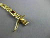 ESTATE WIDE 5.0CT AAA OVAL MULTI GEM 14K YELLOW GOLD SQUARE LINK BRACELET #22711