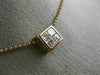ESTATE 1.04CT WHITE & PINK DIAMOND 18KT WHITE & ROSE GOLD 3D INVISIBLE PENDANT