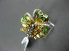 ANTIQUE 1.04CT MULTI DIAMONDS & AAA GEMSTONES 18K YELLOW GOLD FLOATING FROG RING